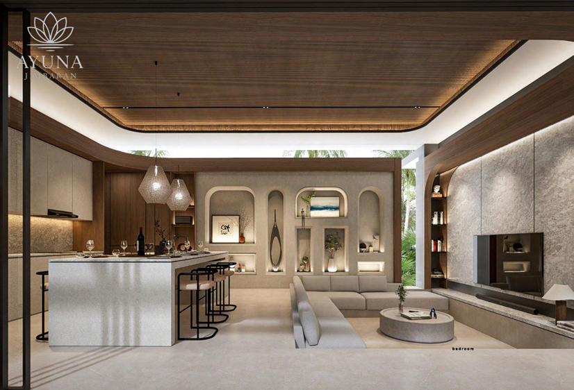 kitchen area living room 1